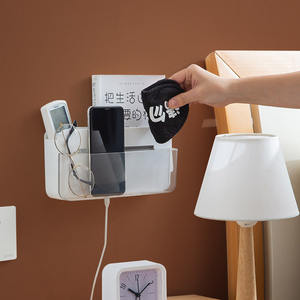 Estante de Pared, Caja Organizadora Autoadhesiva y con Correas de Sujeción, para la Parte Superior de la Litera en Dormitorios, Oficinas, Hogares (Juego XL) - Product Image 4