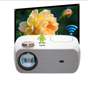 Rigal RD-882 1080P Video führte Smart Android Portable <span class=keywords><strong>Lcd</strong></span> Proje mit Spiegel Bildschirm Wireless-Projektor für Hörsaal für Platz - Product Image 1