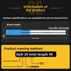 Machine de gravure CNC LOXA Diamond, couteaux industriels, outils de sculpture sur pierre, fraises à bout sphérique, fraises à fond plat, fraises à motifs - Product Image 6
