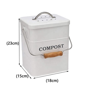Business Compost Bin Garden Metal Wate Basket Indoor Kitchen Compost Bin Great