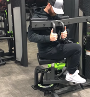 Appareil de musculation commercial pour salle de sport : Machine d'exercice de rotation du torse assis et de torsion de la taille pour entraînement abdominal