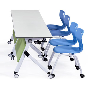 Tùy Chỉnh Gấp Hội Nghị Bảng Trường Lớp Học Văn Phòng Đào Tạo Bàn Có Thể Gập Lại Lật Top Đào Tạo Phòng Bảng - Product Image 2