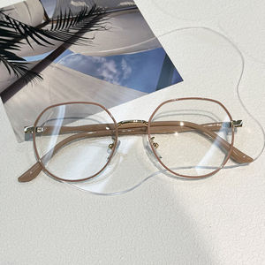 Student Myopia <strong>Glasses</strong> Male <strong>Korean</strong> Version of the Round Frame Handsome Degree Anti-blue Light High Definition Plain Lens Female - Product Image 6