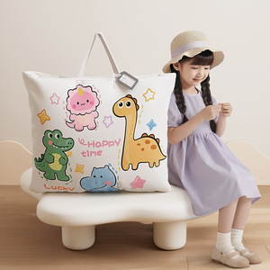 Oxford Cloth Large Capacity Quilt Storage Bag Rectangle Cartoon Animal Design For Home Bedroom Kids Use - Product Image 1