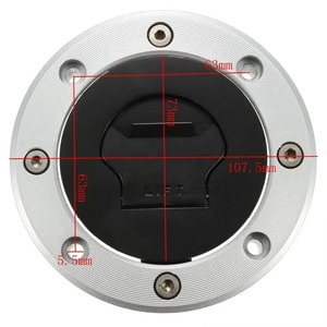 Bouchon de réservoir de carburant verrouillable pour moto GSXR 600 750 1000 GS500 <span class=keywords><strong>RGV</strong></span> <span class=keywords><strong>250</strong></span> GSX400 600 Katana 600 - Product Image 5