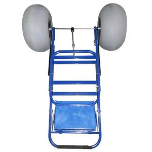 गर्म बिक्री आउटडोर पोर्टेबल एल्यूमीनियम फोल्डेबल बीच कार्ट गुब्बारे व्हील अनुकूलन योग्य ओएम समर्थित हैंड कार्ट ट्रॉली संलग्न - Product Image 5