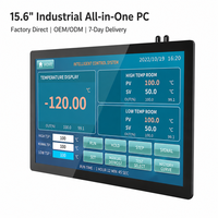 PC industriel tout-en-un de 15,6 pouces avec écran tactile capacitif, montage mural pour la commande automatisée et l'utilisation professionnelle