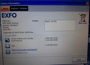 EXFO FTB-1-S1-8G (1310/1550/1625nm) OTDR มือสอง - Product Image 4