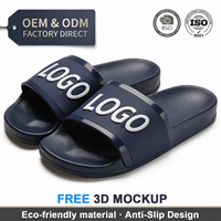 Nicecin Sandales d'Été de Plage Sport en Caoutchouc avec Logo Personnalisé Mode Douces Haute Qualité pour Hommes
