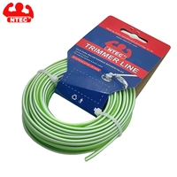 Fil de coupe carré en nylon 2,4 mm (.094'') 15 m pour tête de débroussailleuse, emballage pour machines agricoles