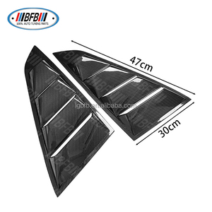 <span class=keywords><strong>Pour</strong></span> Ford Mustang 2024 + évent latéral en Fiber de carbone sec 1/4 quart de panneau persiennes de fenêtre arrière Kit de carrosserie - Product Image 6
