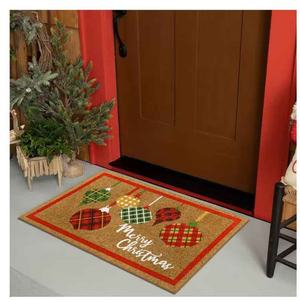 Tapis en polyester imitation coco en caoutchouc de pneu recyclé vierge pour sublimation - Product Image 4