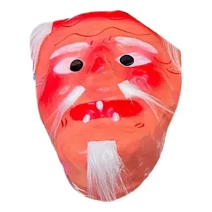 Maschera da Ballo per Festival, Nastro a Palma, Maschera Integrale in PVC, Costume da Uomo per Feste, Divertente Tema Anziani - Product Image 4