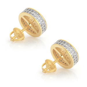 Pendientes <span class=keywords><strong>de</strong></span> circonia cúbica con forma redonda para mujer, aretes brillantes, <span class=keywords><strong>2022</strong></span> - Product Image 2