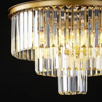 Vente en gros de prismes rectangulaires en verre cristal poli, écologiques, avec couleur personnalisable pour lustres, décorations de Noël et de la maison