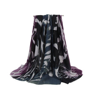 Logotipo personalizado 180*90cm Bufandas de invierno Chales Pashmina Poliéster Cachemira Bufanda Calor Headwrap al por mayor - Product Image 5