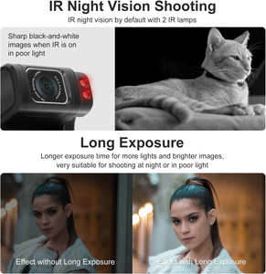 ORDRO M3 5K Video Camcorder 48MP UHD 4K/60fps Handheld <b>Digital</b> YouTube Vlogs <b>Camera</b> 3.5'' Rotatable IPS Screen 3250mAh Battery - Product Image 6