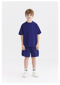 275 GSM 100% Short en coton, Short pour garçonShort avec logo personnalisé Short ample et décontracté à cordon Pantalon Impression bouffante Motif en relief - Product Image 3