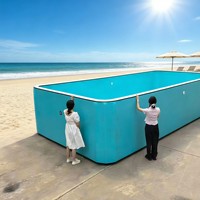 Piscine gonflable en PVC pour l'extérieur, résistante, pour enfants et adultes