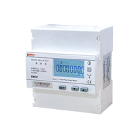 Medidor de Energía Eléctrica Digital Inteligente Bidireccional de Alta Precisión Fineco EM537 Trifásico 65A con Medición Directa y Protocolo Modbus RTU