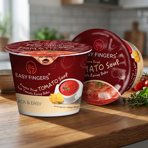 Soupe instantanée HALAL ALOR de tomates, pommes de terre, betteraves, oignons et ail, lyophilisée en bol, 30g/tasse, préparation en 10 minutes, durée de conservation de 12 mois - Product Image 6