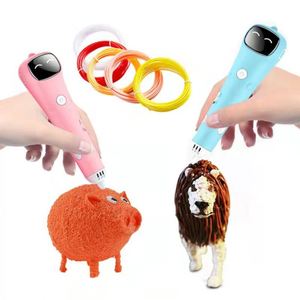 Juguete Educativo 3D-2 para Niños, Lápiz de Pintura 3D Inalámbrico, Seguro a Baja Temperatura, Semiautomático, con Filamento PLA Ecológico - Product Image 1
