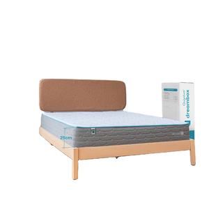 Colchón de Lujo con Muelles Ensacados de 25 cm, Espuma Contorneada con Flujo de Aire y Embalaje al Vacío - Product Image 1