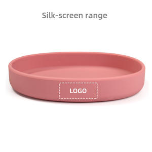 Customizable rodada Oval Silicone Pet Bowl Fácil de Limpar Pequeno Tamanho Gato e Cão Alimentação Bowl - Product Image 5