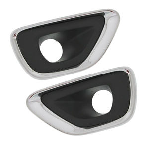 Cubierta de Marco para Faros Antiniebla para Jeep Grand Cherokee 2014-2016, Izquierda y Derecha, Carcasa Cromada - Product Image 4