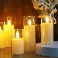 Vela LED para el Hogar, Cena a la Luz de las Velas, Cita Romántica, Recuerdos de Boda, Fiesta de Cumpleaños, Navidad, Ramadán, Diwali, Decoración para Celebraciones