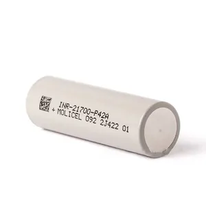 मोलिसेल रिचार्जेबल ली-आयन बैटरी के लिए 21700 हाई-करंट P42A बैटरी 21700 10C 4200mAh बैटरी