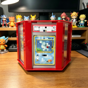 Hot Sale Modern Custom Rotating <b>Acrylic</b> Stand Easy Assemble Trading Card Grading Slab Display For Game Card <b>Storage</b> - Product Image 6