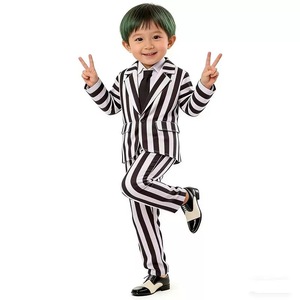 Disfraz de Cosplay de Beetlejuice 2 para Adultos, con Rayas Blancas y Negras, Traje de Betelgeuse para Halloween - Product Image 4