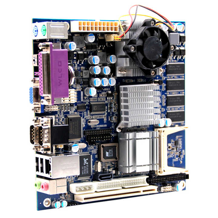 Intel Industrial X86 Motherboard Mini Itx 855 Chip Support Pentium