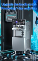 Machine à crème glacée molle portable à écran tactile HENGZHI, machine à crème glacée, machine à crème glacée molle commerciale