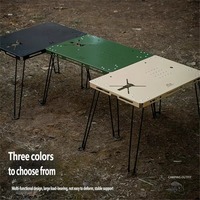 Table de camping pliable légère et portable pour la cuisine et le jardin, idéale pour le camping, la randonnée, la pêche, les activités de plein air