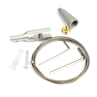Système de suspension de câble de pince d'enseigne Kits d'éclairage suspendu Pince de câble Sling Safety Hanging Steel Wire Rope