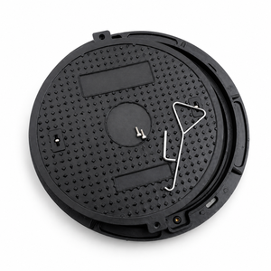 Coperchio per tombino in plastica SMC EN124 A15, decorativo per esterni, di sicurezza, 600 mm - Product Image 3