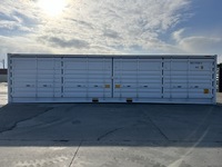 Conteneur d'expédition industriel de 40 pieds à porte latérale entièrement ouverte pour le stockage de marchandises, fourni par l'usine