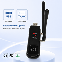 Clé USB 4G LTE OLAX F95 avec antennes, ports Type-C, double bande 2.4G 5.8G, modem portable pour carte SIM, Wifi