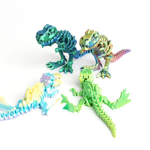 Modèle de jouet dinosaure imprimé en 3D, matériau PLA créatif, cadeaux en plastique imprimé 2025 - Product Image 1
