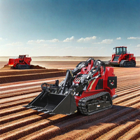 Günstiger BEAVER Raupenlader mit Honda-Motor und Permco-Pumpe, 18,4 kW, Hohe Effizienz, 12 Monate Garantie