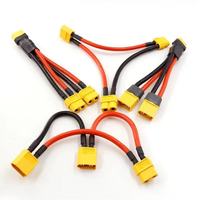 Câble d'alimentation mâle/femelle XT30 XT60 XT90 pour batterie au lithium d'avion modèle, réglage électrique, test