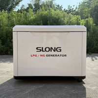 Generador Silencioso de Gas Natural/GLP Tipo GENERAC para Clima Frío, 8KW, con Arranque Remoto, para Uso Doméstico