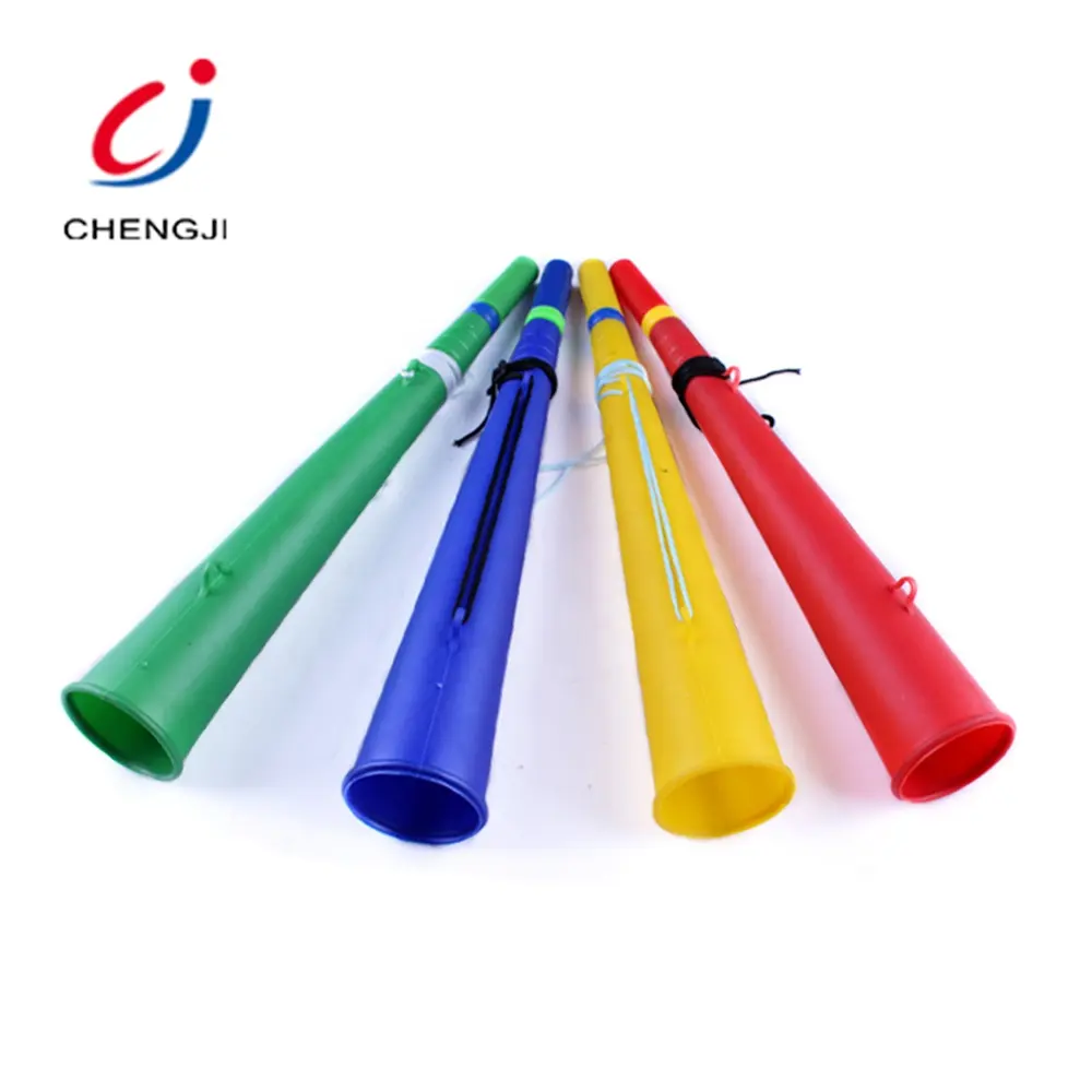 Рекламный дешевый гудок Chengji, громкий детский шар, пластиковый вентилятор на заказ vuvuzela