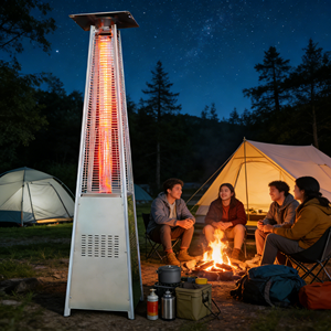 Factory Hot Sale Quadrilateral <strong>Glass</strong> <strong>Tube</strong> Pyramid Garden Best Selling Gas <strong>Patio</strong> <strong>Heater</strong> - Product Image 3