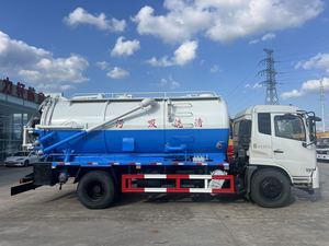 Camión de Succión de Aguas Residuales <span class=keywords><strong>Usado</strong></span> Dongfeng con Chasis Diésel, Bomba de Alta Presión de 15 CBM, Bomba de Vacío para Fosas Sépticas - Product Image 5