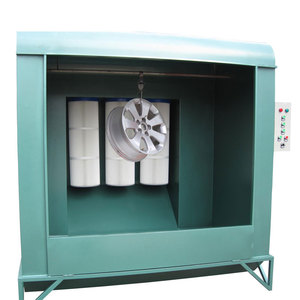 Nouvelles machines électrostatiques manuelles de cabine de revêtement en poudre avec <span class=keywords><strong>pistolet</strong></span> de pulvérisation pour l'industrie de la construction de substrats métalliques de <span class=keywords><strong>peinture</strong></span> de <span class=keywords><strong>jante</strong></span> de voiture - Product Image 4
