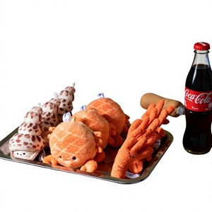 Bazhuo Entertainment BBQ Barbecue Plants Peluche Mignonne Décorative, Compagnon de Confort, Porte-clés Pendentif, Cadeau d'Anniversaire - Product Image 1