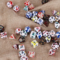 Ensemble de dés personnalisés OEM pour jeux de société, dés promotionnels pour jeux de table, jeux de fête et divertissement